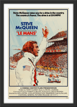 Load image into Gallery viewer, An original movie poster for the Steve McQueen film Le Mans