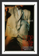 Load image into Gallery viewer, An original movie poster for the Talking Heads film Stop Making Sense