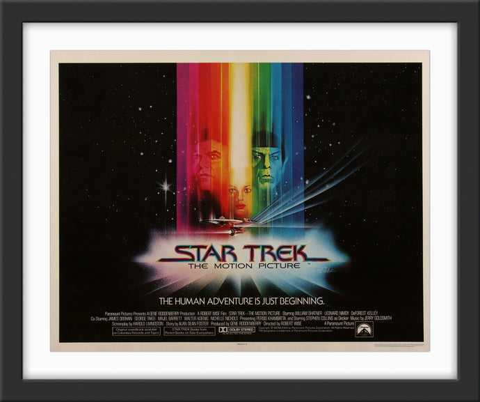 An original movie poster for the film Star Trek The Motion Picture