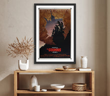 Load image into Gallery viewer, An original movie poster for the film The Goonies with artwork by John Alvin