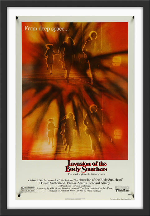An original movie poster for the film Invasion of the Body Snatchers