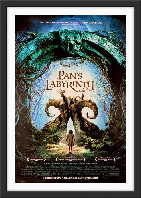 An original movie poster for the film Pan's Labyrinth