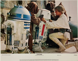An original 11x14 lobby card for the film Star Wars