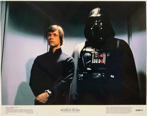An original 11x14 lobby card for the Star Wars film Return of the Jedi