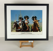 Load image into Gallery viewer, An original 11x14 lobby card for the comedy film Three Amigos