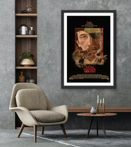 An original movie poster for the film Young Sherlock