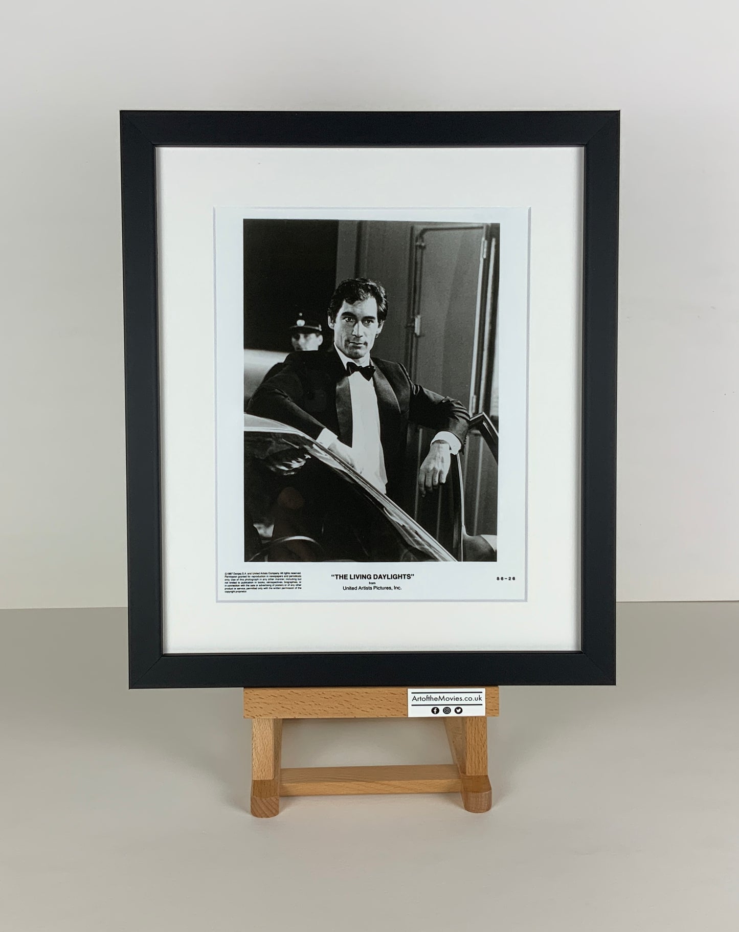 An original 8x10 movie still for the James Bond film The Living Daylights