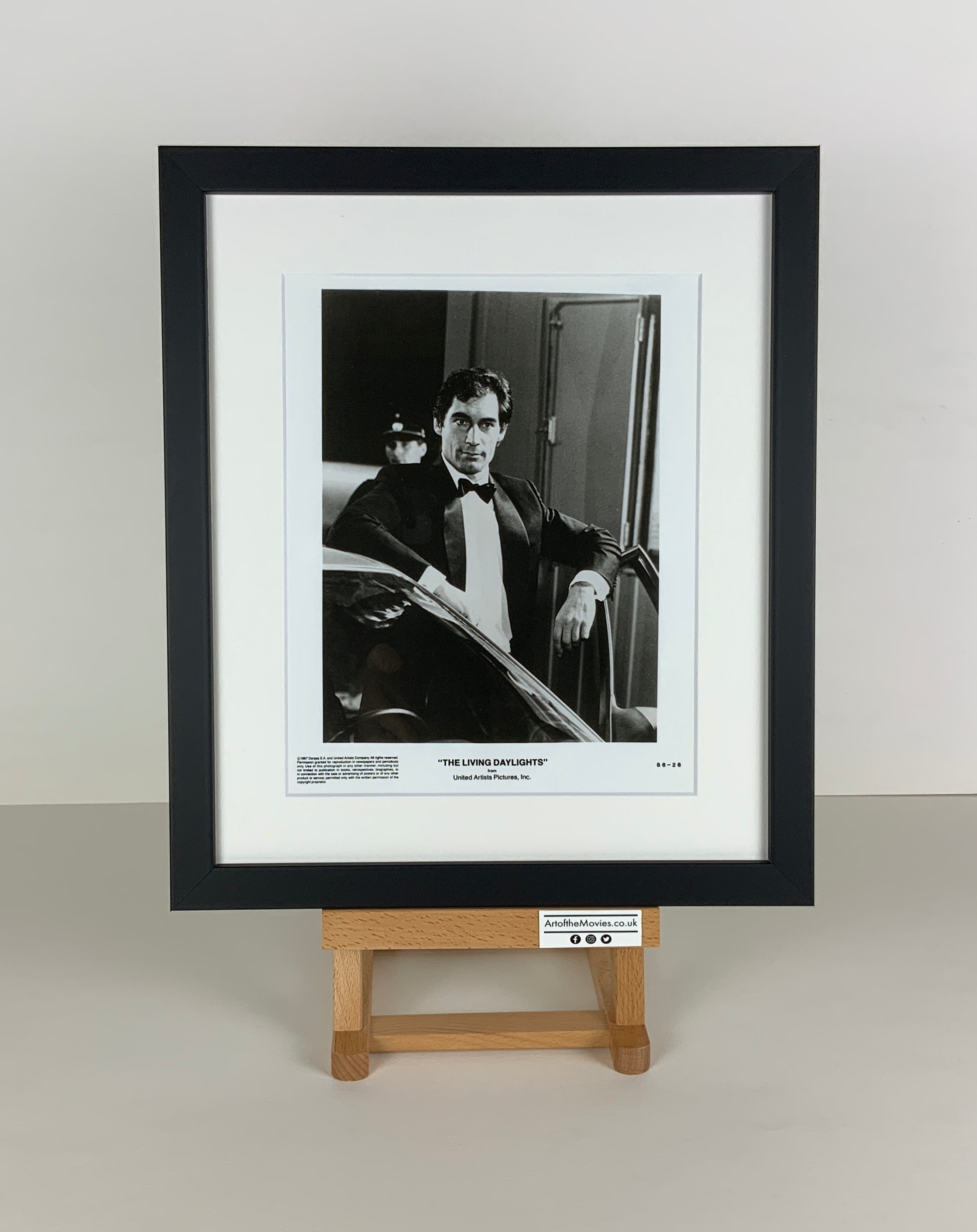 An original 8x10 movie still for the James Bond film The Living Daylights
