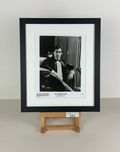An original 8x10 movie still for the James Bond film The Living Daylights