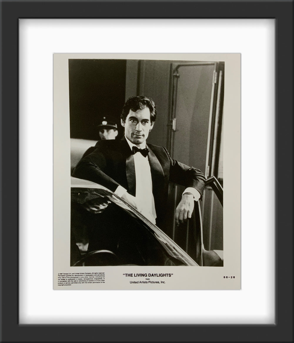 An original 8x10 movie still for the James Bond film The Living Daylights