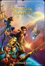 Load image into Gallery viewer, An original movie poster for the Disney animated movie Treasure Planet