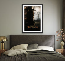 Load image into Gallery viewer, An original teaser movie poster for the film The Lord of the Rings, The Two Towers