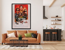 Load image into Gallery viewer, An original French Grande movie poster for the Tarantino film Once Upon A Time In Hollywood