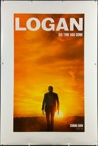 An original movie poster for the Marvel / X-men film Logan