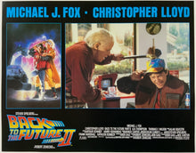 Load image into Gallery viewer, An original 11x14 lobby card for the film Back to the Future 2 / II