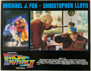 An original 11x14 lobby card for the film Back to the Future 2 / II