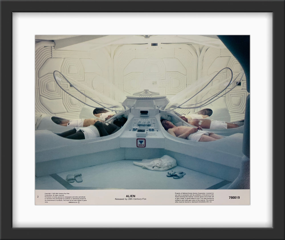 An original lobby card for the film Alien