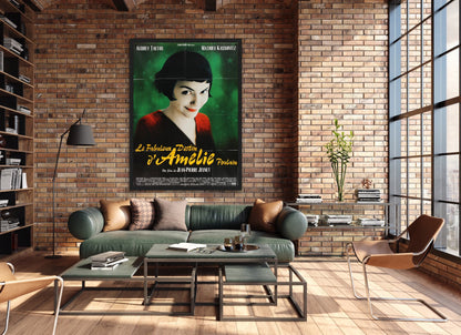 An original French movie poster for the film Amelie