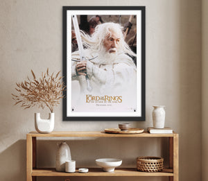 An original movie poster for the Peter Jackson film The Lord of the Rings The Return of the King