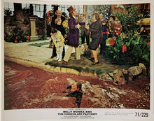 Load image into Gallery viewer, An original 8x10 lobby card for the film Willy Wonka and the Chocolate Factory