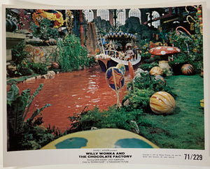 An original 8x10 lobby card for the 1971 film Willy Wonka and the Chocolate Factory