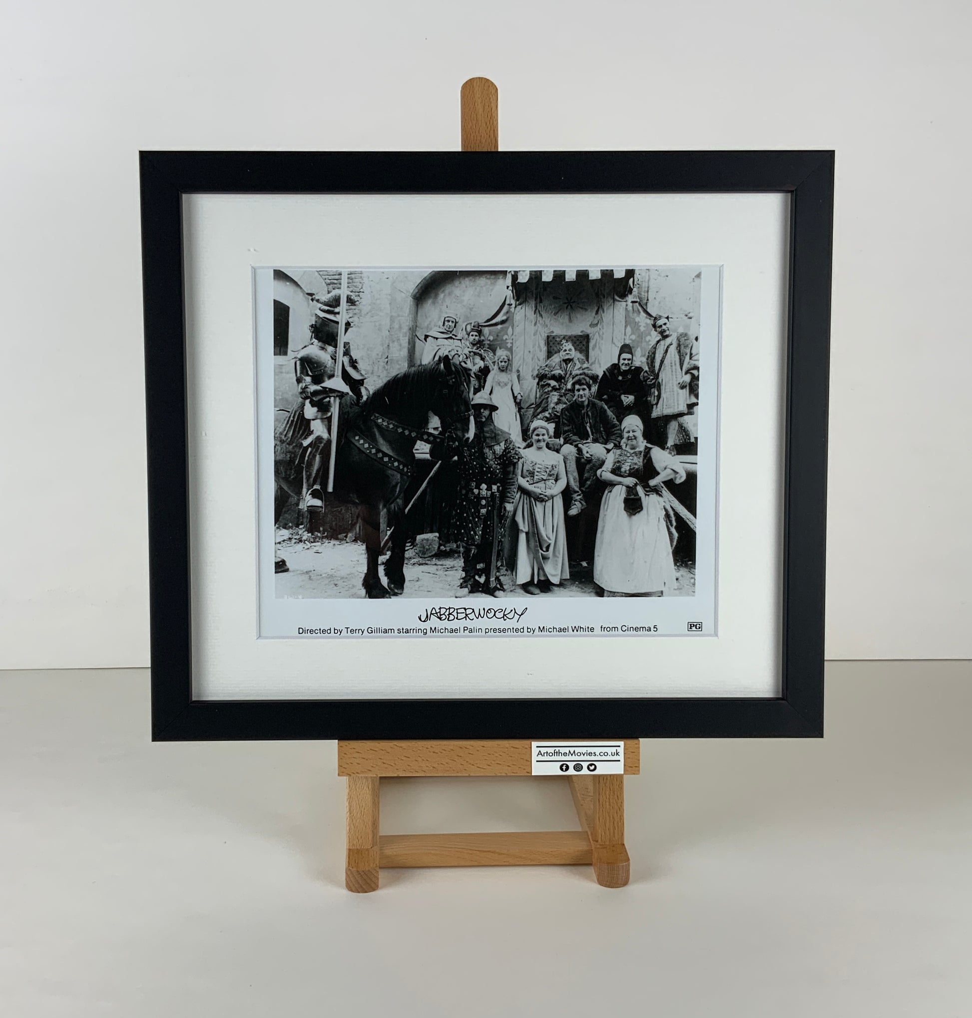 An original 8x10 movie still for the Terry Gilliam film Jabberwocky
