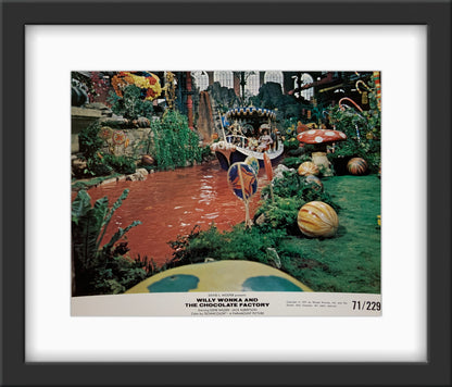 An original 8x10 lobby card for the 1971 film Willy Wonka and the Chocolate Factory