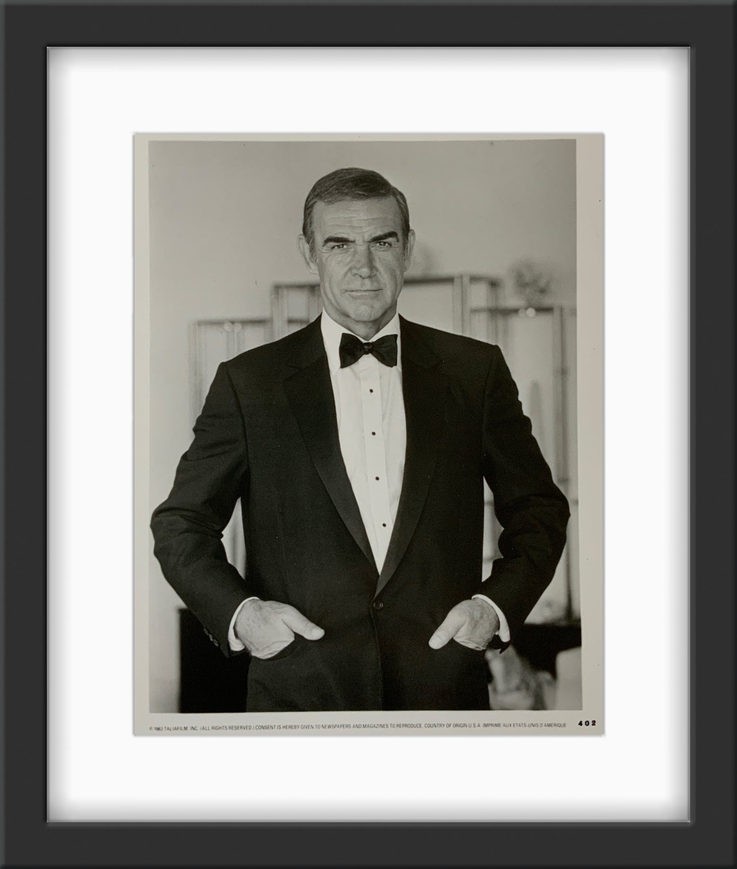 An original 8x10 movie still for the James Bond film Never Say Never Again