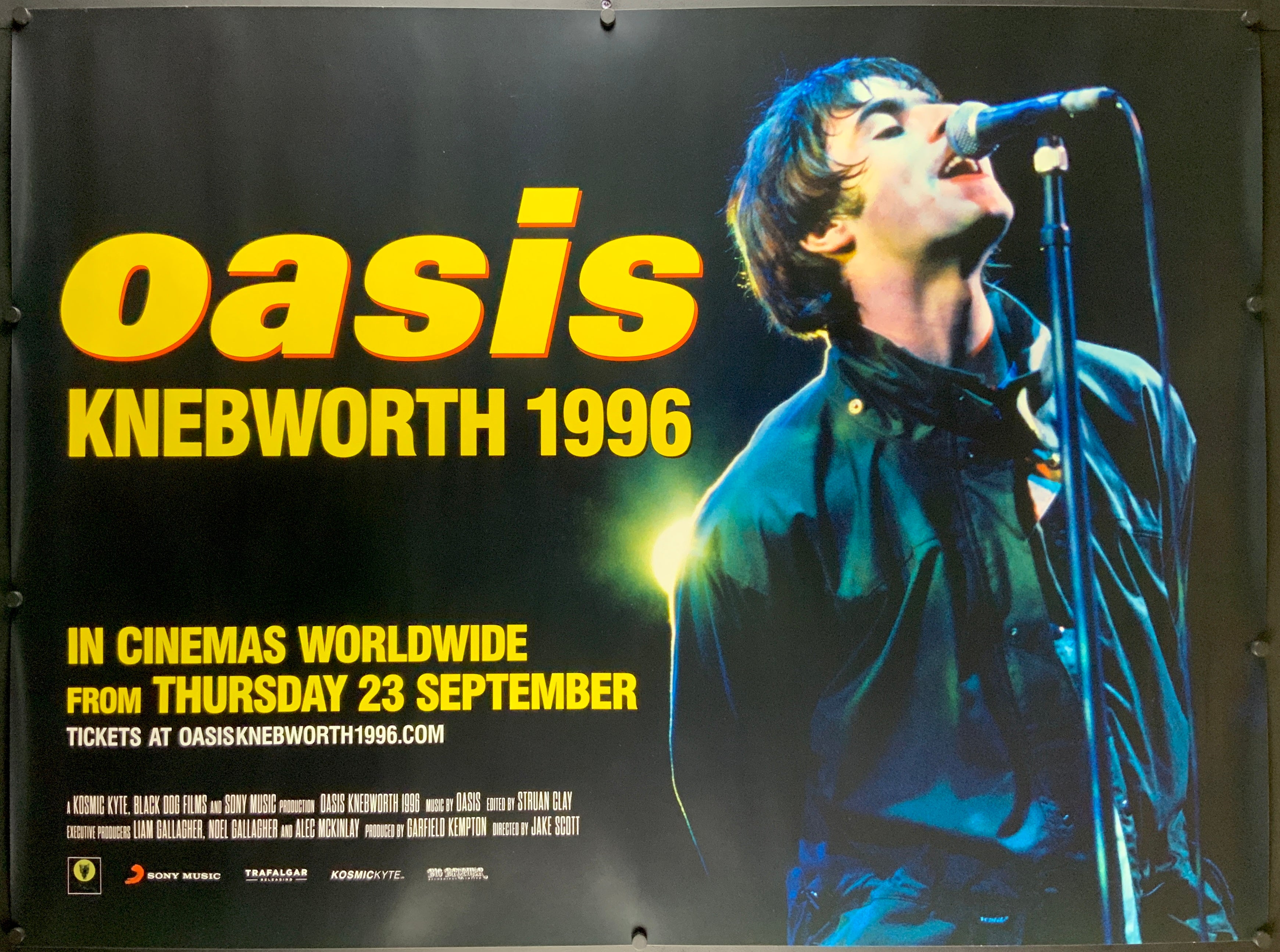 Knebworth 1996 - 2021 - Original Movie Poster - Art of the Movies