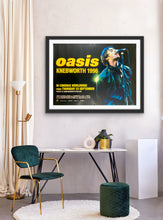 Load image into Gallery viewer, An original movie poster for the Oasis rockumentary film Knebworth 1996