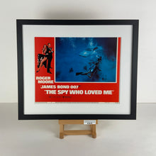 Load image into Gallery viewer, An original 11x14 lobby card for the James Bond film The Spy Who Loved Me