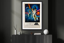 Load image into Gallery viewer, An original Style C printer&#39;s proof movie poster for the George Lucas film Star Wars with art by Tom Chantrell