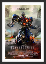 Load image into Gallery viewer, An original movie poster for the film Transformers Age of Extinction