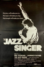 Load image into Gallery viewer, An original one sheet movie poster for the Neil Diamond film The Jazz Singer