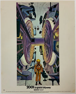 An original 8x10 lobby card for the Stanley Kubrick film 2001: A Space Odyssey