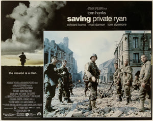 An original 11x14 lobby card for the Tom Hanks film Saving Private Ryan