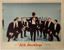 Load image into Gallery viewer, An original 11x14 lobby card for the film Silk Stockings