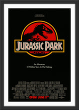 Load image into Gallery viewer, An original double-sided movie poster for the film Jurassic Park