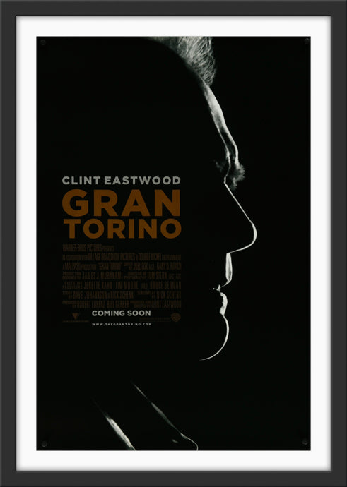 An original movie poster for the Clint Eastwood film Gran Torino