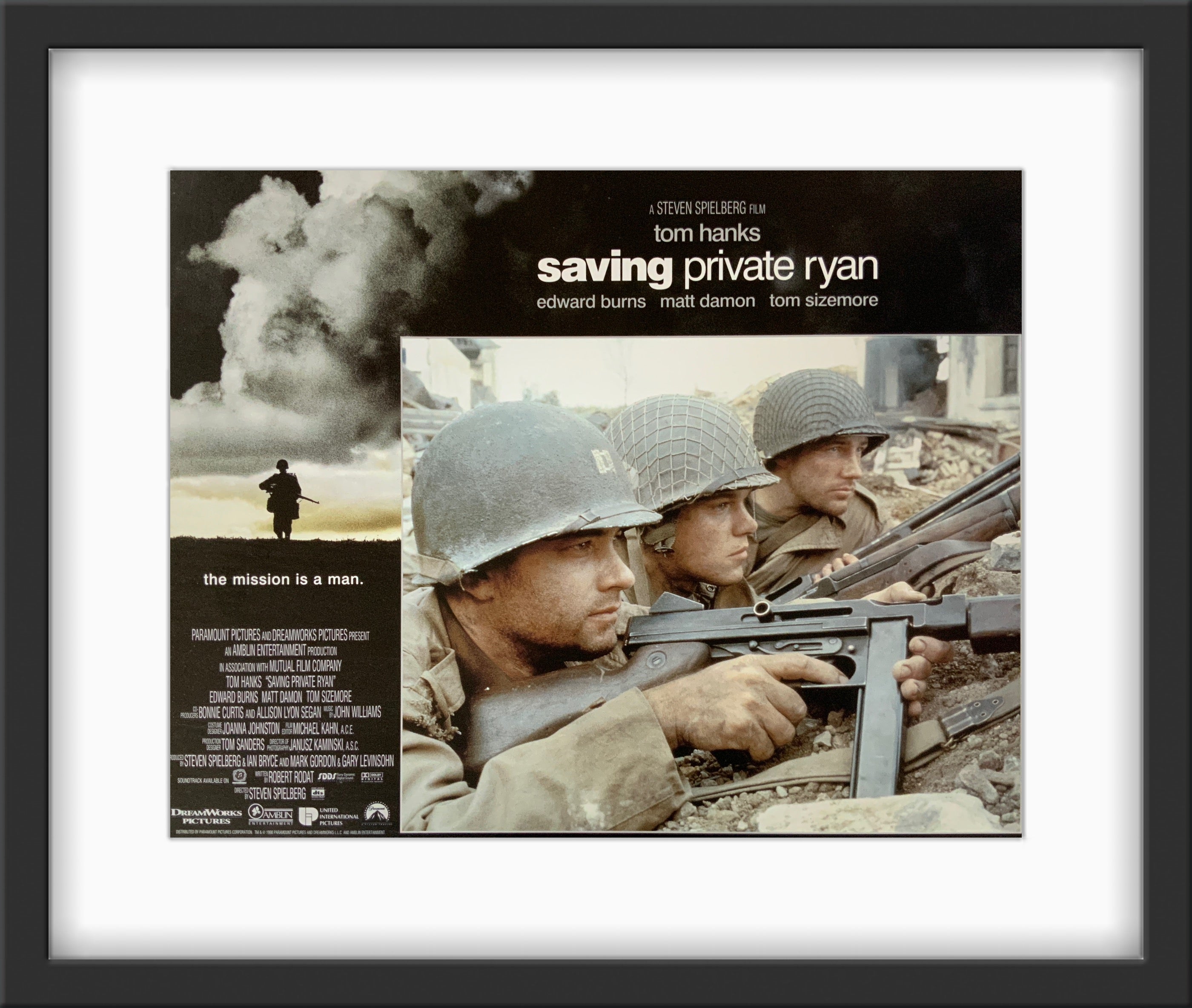 Saving Private Ryan - 1998 (Framed) - Original Movie Poster - Art of ...