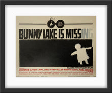 Load image into Gallery viewer, An original 11x14 lobby card designed by Saul Bass for the Otto Preminger film Bunny Lake Is Missing