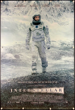 Load image into Gallery viewer, An original movie poster for the Christopher Nolan film Interstellar