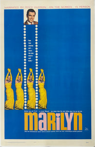 An original movie poster for the 1963 fil Marilyn