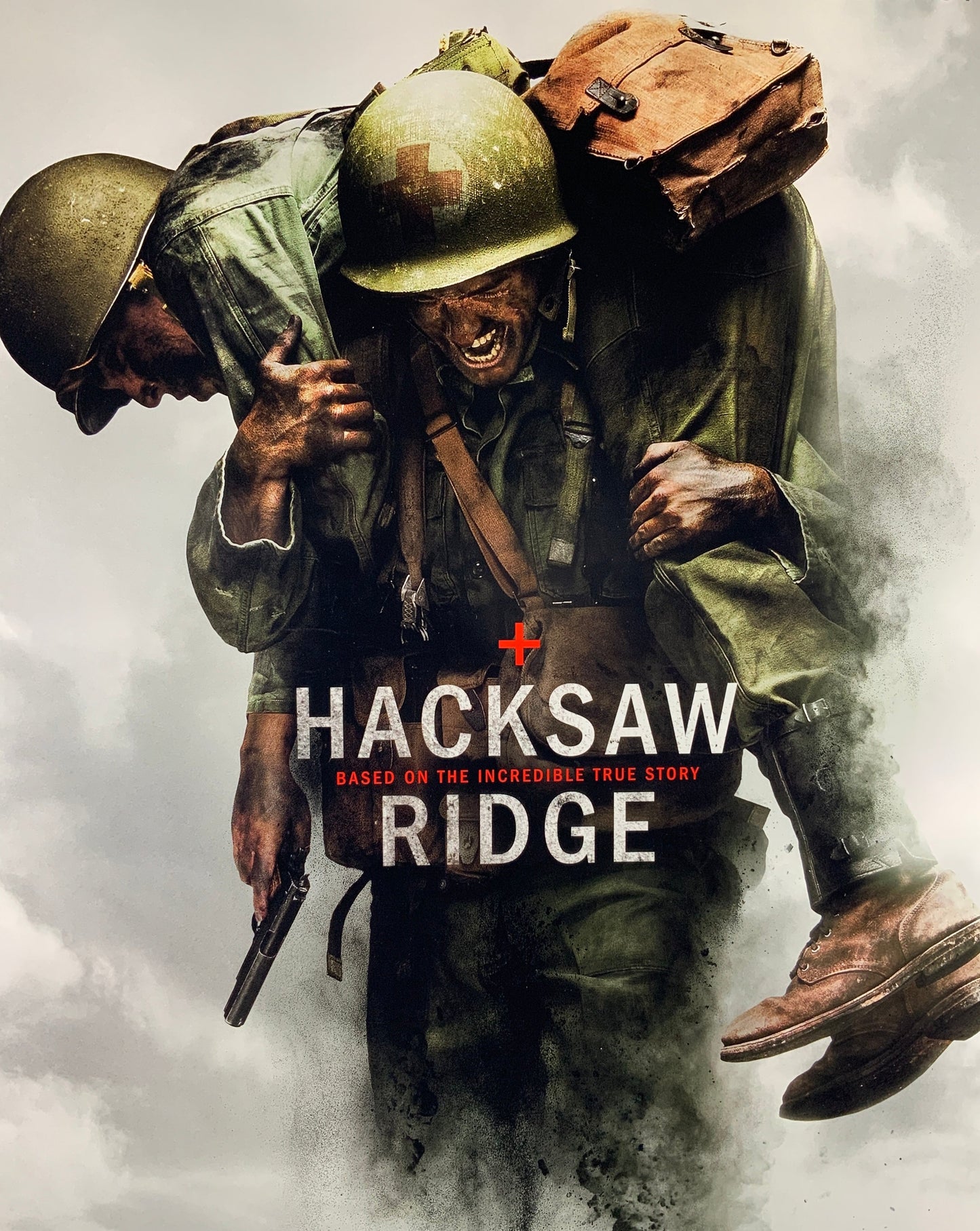 An original movie poster for the film Hacksaw Ridge