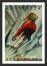 Load image into Gallery viewer, An original movie poster for the Disney film The Rocketeer