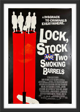 Load image into Gallery viewer, An original movie poster for the film Lock, Stock and Two Smoking Barrels