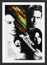 Load image into Gallery viewer, An original movie poster for the film The Fast and the Furious