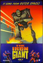 Load image into Gallery viewer, An original movie poster for the animated film The Iron Giant