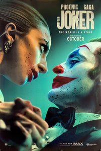 An original movie poster for the film Joker 2 / Folie A Deux