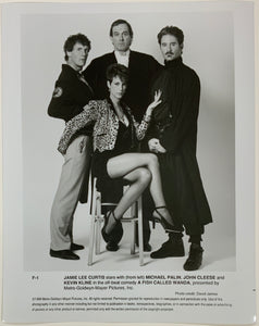 An original promotional still for the John Cleese film A Fish Called Wanda